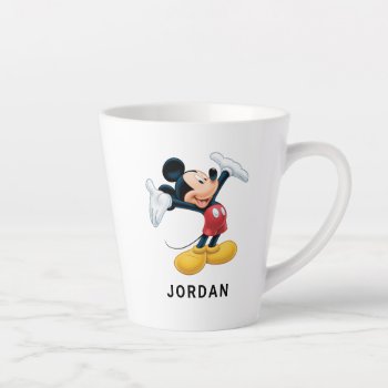 Modern Mickey | Airbrushed Latte Mug by MickeyAndFriends at Zazzle