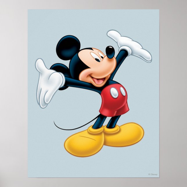 Modern Mickey | Airbrushed Poster (Front)