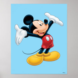 Modern Mickey Airbrushed Poster