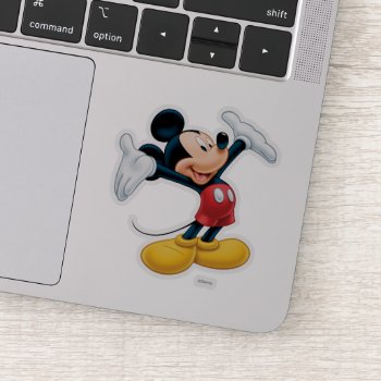 Modern Mickey | Airbrushed Sticker by MickeyAndFriends at Zazzle