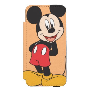 Modern Mickey | Hands Behind Back Wallet Case For Iphone Se/5/5s by MickeyAndFriends at Zazzle