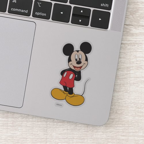 Modern Mickey  Hands behind Back Sticker