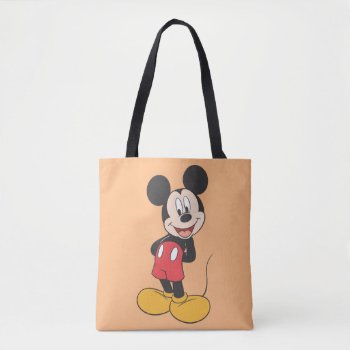 Modern Mickey | Hands Behind Back Tote Bag by MickeyAndFriends at Zazzle
