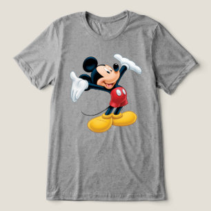 Modern Mickey Mouse Airbrushed Design Tri-Blend Shirt