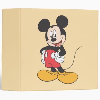 Modern Mickey | Side Hands On Hips Binder by MickeyAndFriends at Zazzle