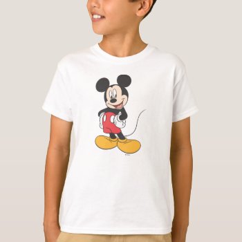 Modern Mickey | Side Hands On Hips T-shirt by MickeyAndFriends at Zazzle