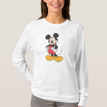 Modern Mickey | Side Hands On Hips T-shirt by MickeyAndFriends at Zazzle