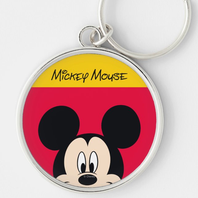 Modern Mickey | Smiling Head Keychain (Front)