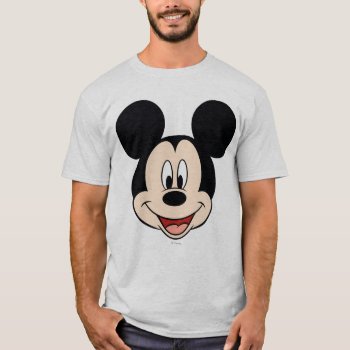 Modern Mickey | Smiling Head T-shirt by MickeyAndFriends at Zazzle