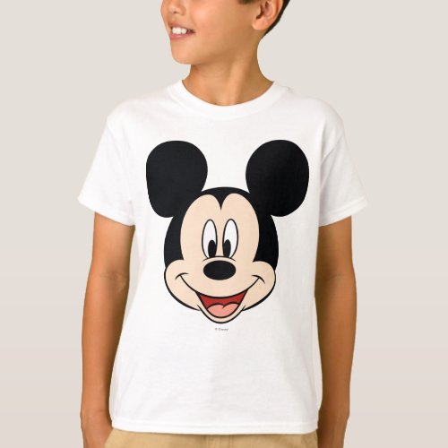 Modern Mickey  Smiling Head T_Shirt