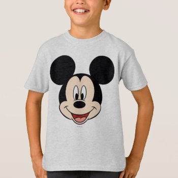 Modern Mickey | Smiling Head T-shirt by MickeyAndFriends at Zazzle