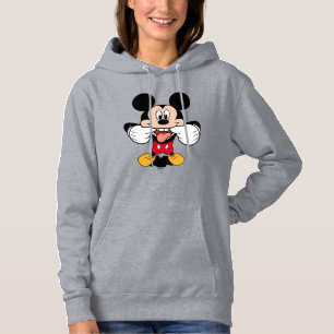 Modern Mickey Sticking Out Tongue Hoodie