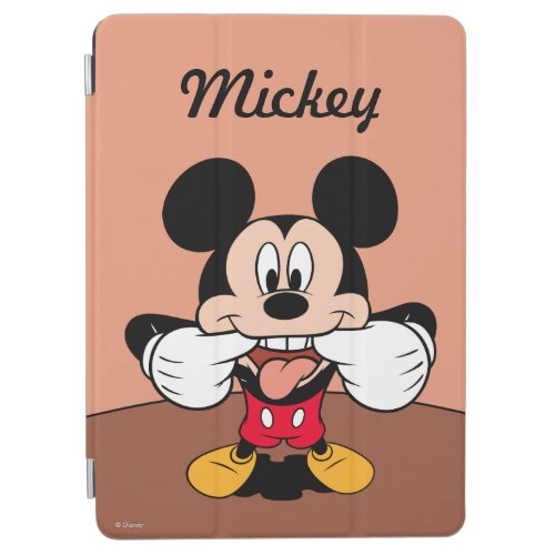 Modern Mickey  Sticking Out Tongue iPad Air Cover