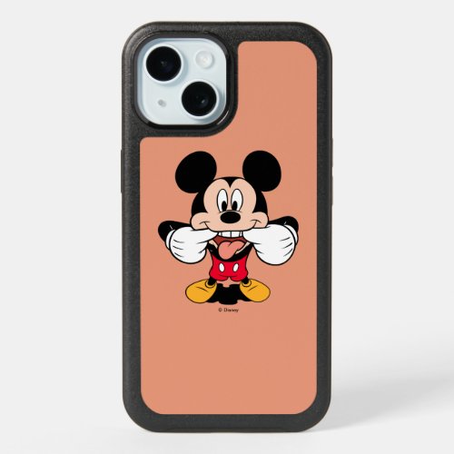 Modern Mickey  Sticking Out Tongue iPhone 15 Case