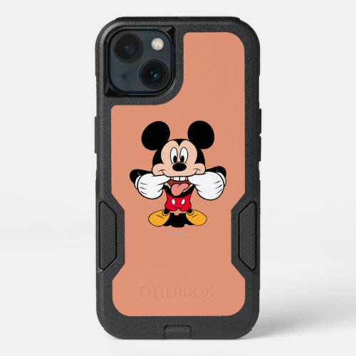 Modern Mickey  Sticking Out Tongue iPhone 13 Case