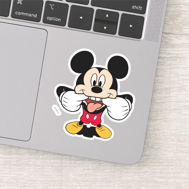Modern Mickey | Sticking Out Tongue Sticker (Detail)