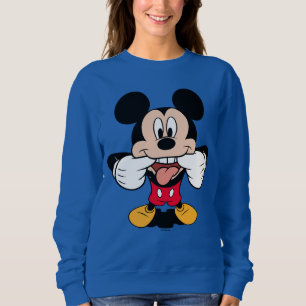 Modern Mickey Sticking Out Tongue Sweatshirt