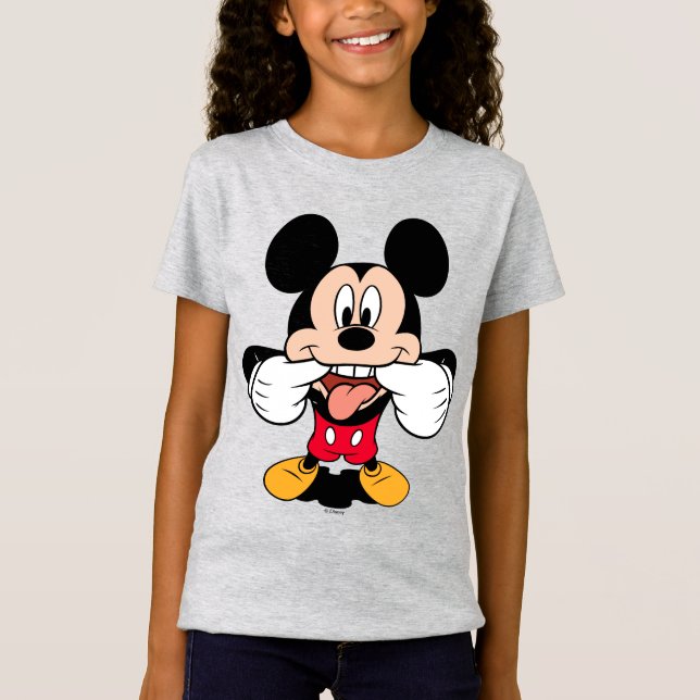 Modern Mickey | Sticking Out Tongue T-Shirt (Front)