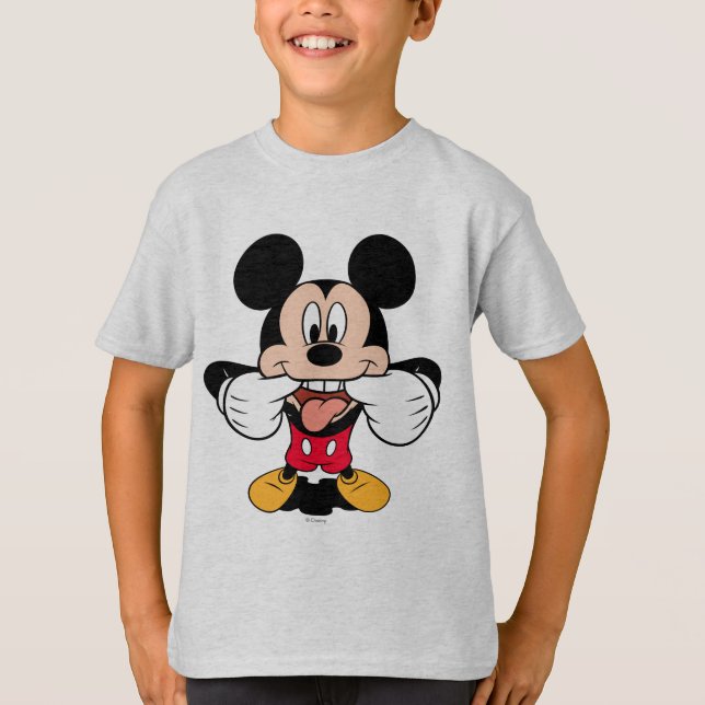 Modern Mickey | Sticking Out Tongue T-Shirt (Front)