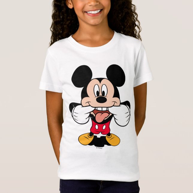 Modern Mickey | Sticking Out Tongue T-Shirt (Front)