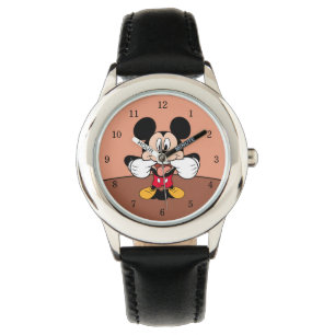 Modern Mickey Sticking Out Tongue Watch