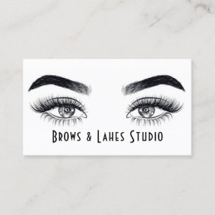Modern Microblading , Eyebrows,  Permanent Makeup Business Card