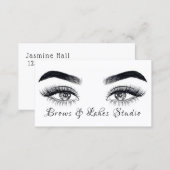 Modern Microblading , Eyebrows,  Permanent Makeup Business Card (Front/Back)