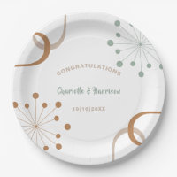 Modern Mid Century Atomic Starburst Wedding 