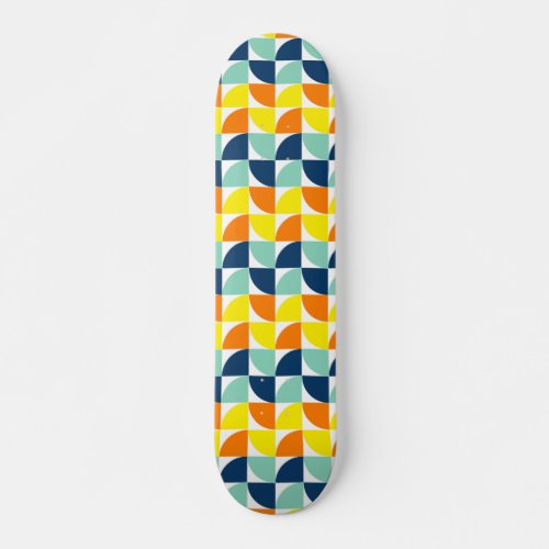 Modern Mid Century Geometric Cool Skateboard