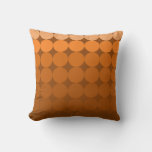 Modern Mid-century Mod Pop Gradient Pillow Orange at Zazzle