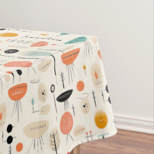 Modern Mid Century Tablecloth