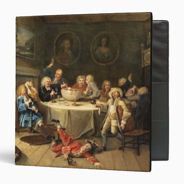 Modern Midnight Conversation 3 Ring Binder (Front/Inside)