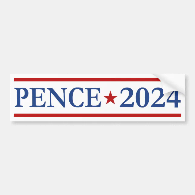 Modern Mike Pence 2024 US President Bumper Sticker Zazzle