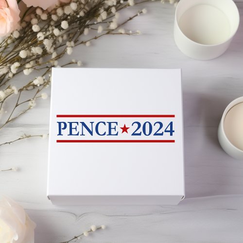 Modern Mike Pence 2024 US President Rectangular Sticker
