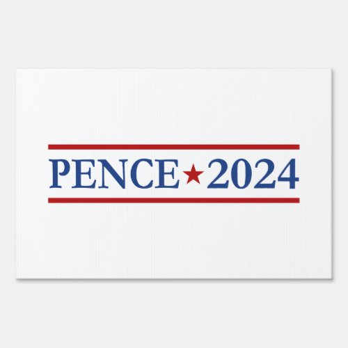 Modern Mike Pence 2024 US President Sign