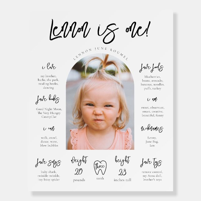 Modern Milestone Poster | Milestone Poster (Front)