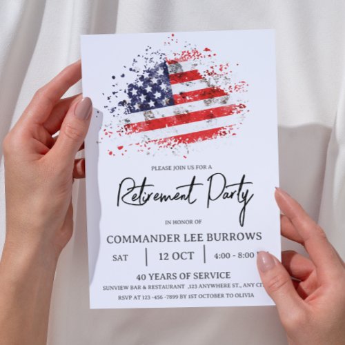 Modern Military Retirement Party