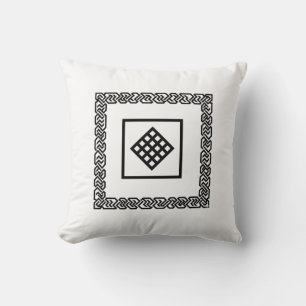 Modern Mindfulness Pillow Tibetan Minimalist Aes