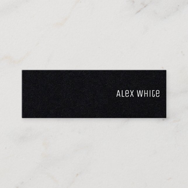modern mini business card (Front)