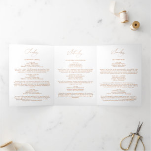 Modern Minimal 3 Days Bachelorette Weekend Invite