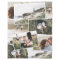 Modern minimal 5 photo elegant fleece blanket