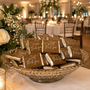 Modern Minimal A Sweet Chocolate Wedding Favor