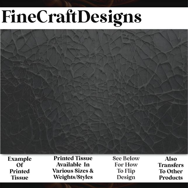 Modern Minimal Abstract Black Web AE3 Decoupage Tissue Paper (Creator Uploaded)