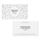 Modern minimal black and white polka dots pattern
