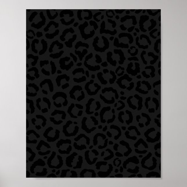 Modern Minimal Black Leopard Print (Front)