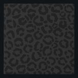 Modern Minimal Black Leopard Print<br><div class="desc">This modern and minimal design is perfect for the stylish and trendy woman. It features a charcoal black and dark black leopard cheetah animal print pattern. It's cool, unique, contemporary, and fashionable. ***IMPORTANT DESIGN NOTE: For any custom design request such as matching products, color changes, placement changes, or any other...</div>