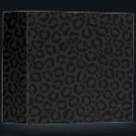Modern Minimal Black Leopard Print 3 Ring Binder<br><div class="desc">This modern and minimal design is perfect for the stylish and trendy woman. It features a charcoal black and dark black leopard cheetah animal print pattern. It's cool, unique, contemporary, and fashionable. ***IMPORTANT DESIGN NOTE: For any custom design request such as matching products, color changes, placement changes, or any other...</div>