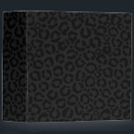 Modern Minimal Black Leopard Print 3 Ring Binder<br><div class="desc">This modern and minimal design is perfect for the stylish and trendy woman. It features a charcoal black and dark black leopard cheetah animal print pattern. It's cool, unique, contemporary, and fashionable. ***IMPORTANT DESIGN NOTE: For any custom design request such as matching products, color changes, placement changes, or any other...</div>