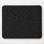 Modern Minimal Black Leopard Print Mouse Pad<br><div class="desc">This modern and minimal design is perfect for the stylish and trendy woman. It features a charcoal black and dark black leopard cheetah animal print pattern. It's cool, unique, contemporary, and fashionable. ***IMPORTANT DESIGN NOTE: For any custom design request such as matching products, color changes, placement changes, or any other...</div>