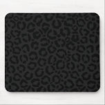 Modern Minimal Black Leopard Print Mouse Pad<br><div class="desc">This modern and minimal design is perfect for the stylish and trendy woman. It features a charcoal black and dark black leopard cheetah animal print pattern. It's cool, unique, contemporary, and fashionable. ***IMPORTANT DESIGN NOTE: For any custom design request such as matching products, color changes, placement changes, or any other...</div>